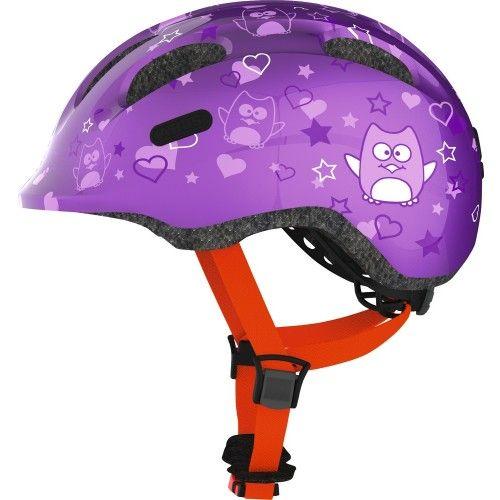 Casque de vélo confort pour enfants - M 50-55cm - Violet étoile - Smiley 2.0 ABUS