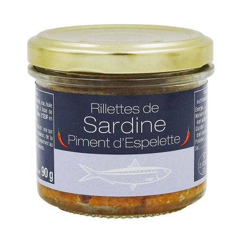 Rillettes Sardine Au Piment D'espelette - Pot 90g