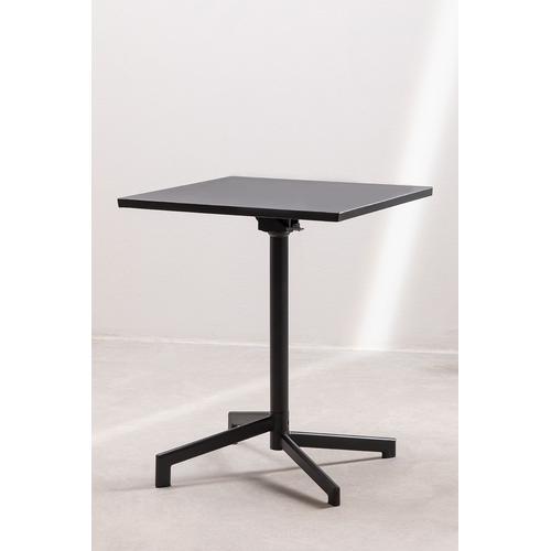 Table de Bar Pliante et Convertible en 2 Hauteurs en Acier (Ø59,5 cm) Dely  - SKLUM