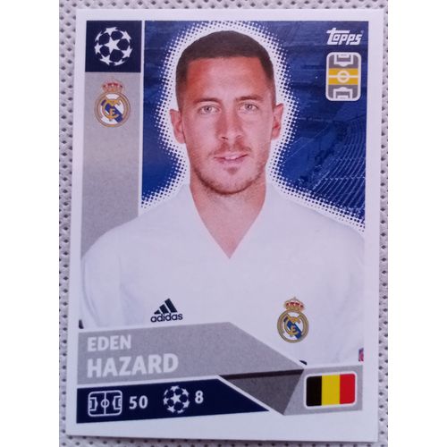 Uefa Champions League 2020 / 2021 - Real Madrid Rma 13 Eden Hazard - Topps Sticker (Foot, Autocollant, Image)