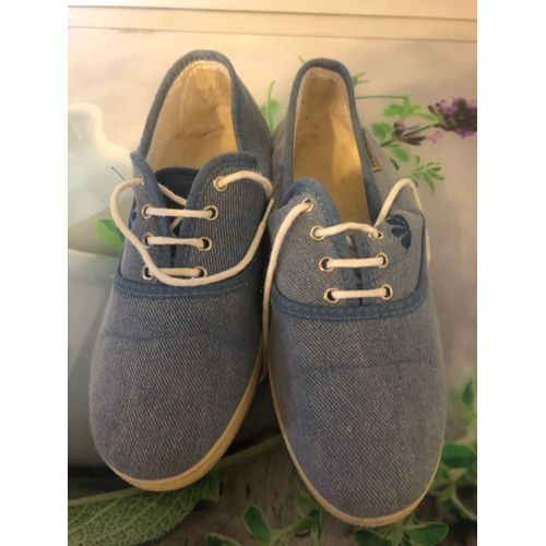 Chaussure Toile Lacet Bleu - 39