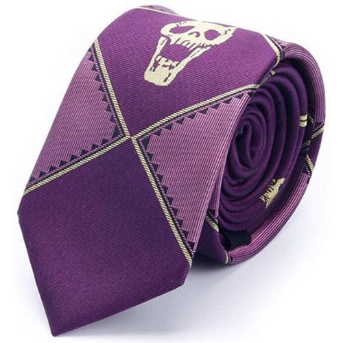Envoie De France- Cravate A Nouer Jojos Bizarre Adventure Kira Yoshikage Déguisement Violet Crane