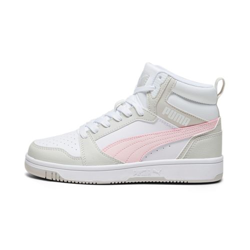 Chaussures Rebound V6 Mid Jr - 393831-04 Blanc - 37