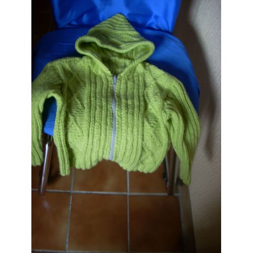 Veste À Capuche Fait Main 3 Ans.
