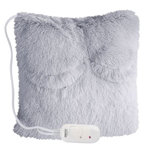 Coussin Chauffant Électrique, 2 Niveaux Température, Couverture Lavable, 80 W, Gris, Camry, Cr 7428