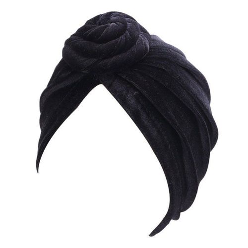 Foulard De Tête Indien Et Arabe Pour Femmes, Turban Musulman, Casquette En Velours De Couleur Unie, Bonnet Hijab Nner Pour Coiffure Musulmane
