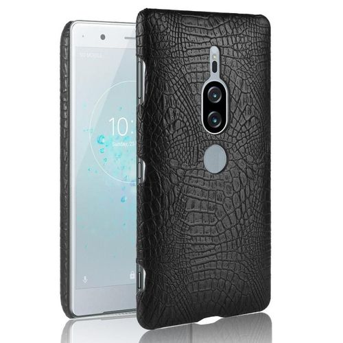 Classique Élégant Étui Pour Sony Xperia Xz2 Premium Mode Classique D'alligator Housse De Protection Anti Éraflure Compatibilité - Noir