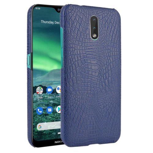 Classique Élégant Étui Pour Nokia 2.3 Anti Éraflure Compatibilité Mode Classique D'alligator Housse De Protection - Bleu