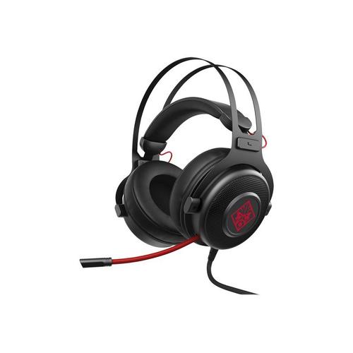 OMEN by HP 800 - Micro-casque - circum-aural - filaire - jack 3,5mm - isolation acoustique - pour Pavilion 24, 27, 570, 590, 595, TP01