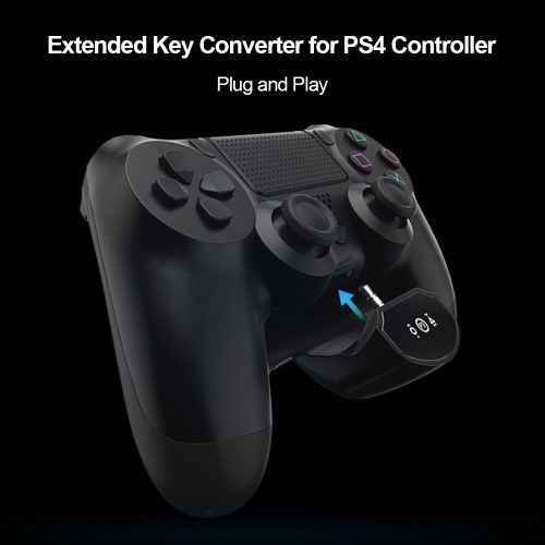Manette De Jeu Étendue Avec Bouton De Fixation Arrière, Joystick, Adaptateur Turbo Personnalisé, Accessoires Pour Contrôleur De Jeu Ps4
