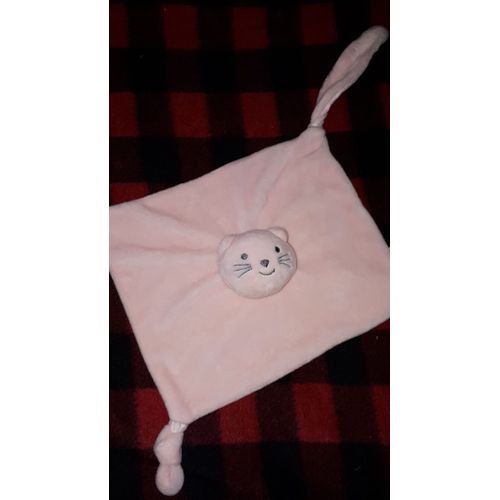 Doudou Chat Rose Bout Chou Jollymex Monoprix Pois