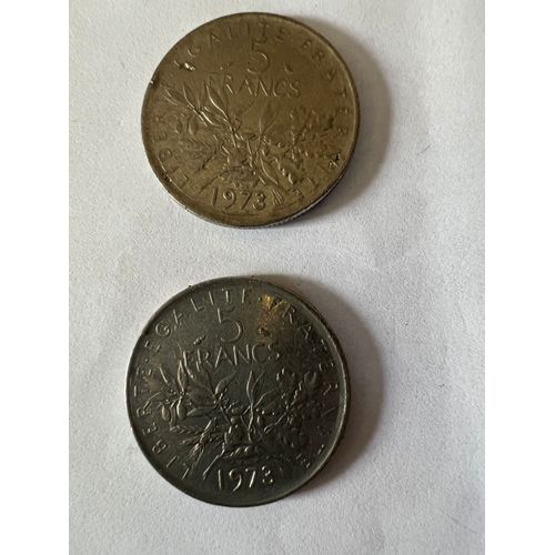 5 Francs Semeuse 1973 X 2