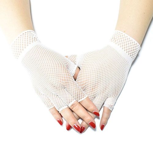 Gants Courts Et Extensibles Pour Hommes Et Femmes, Costume De Fête À Thème Cool Avec Gants De Cosplay, Été