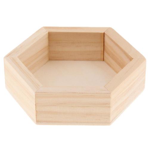 Nouvelle Boîte Hexagonale En Bois Naturel Pour Boucles D'oreilles, Bracelet, Bague, Présentoir De Bijoux, Coffrets Cadeaux, Bijoux Organisés En Europe