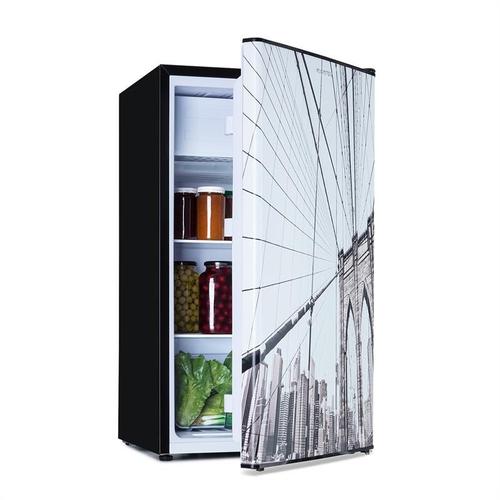 Combiné Réfrigérateur-Congélateur - Klarstein Coolart - 79l - Porte Design - Cool City