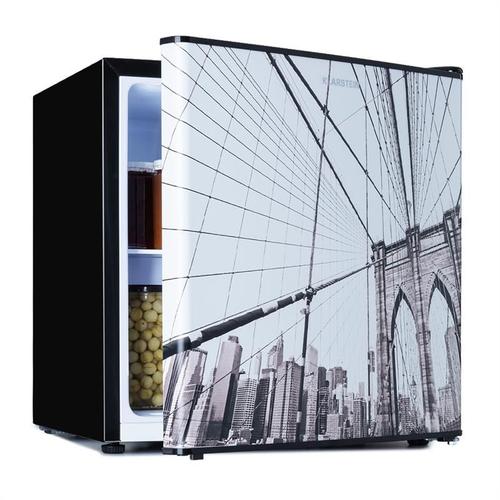 Réfrigérateur - Klarstein Cool Art - 45l - Compartiment Congélateur 1.5 L - Porte Design - Cool City