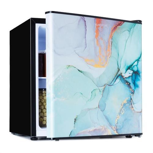 Réfrigérateur - Klarstein Cool Art - 45l - Compartiment Congélateur 1.5 L - Porte Design - Pastel