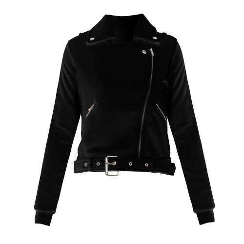 Veste À Col À Revers En Polyester Pour Femmes, Décontractée, Fermeture Éclair, Solide, Avec Poche, Vêtements De Rue, Chauds, À Manches Longues, Pour Tous Les Jours, Collection Automne Et Hiver
