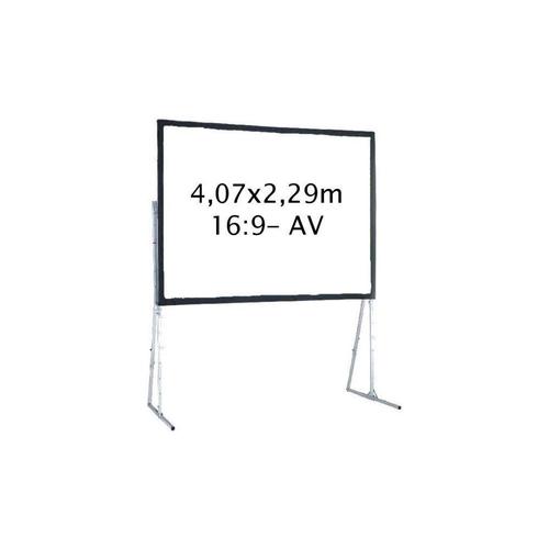 Ecran de projection Kimex valise 4,07 x 2,29 m, 16:9- Toile Avant
