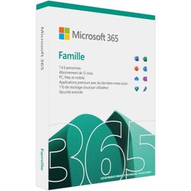 Logiciel De Bureautique Microsoft 365 Famille