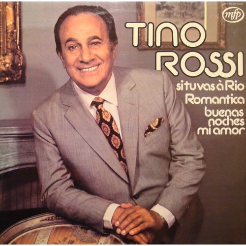 Tino Rossi Si Tu Vas À Rio/Romantica/Buenas Noches Mi Amor Lp 1975 Mfp Vg++