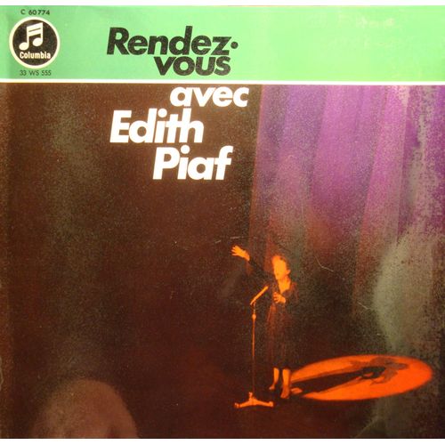 Edith Piaf Rendez-Vous Lp25cm Columbia Germany - Fallait-Il/Ça Fait Drole Rare Vg++