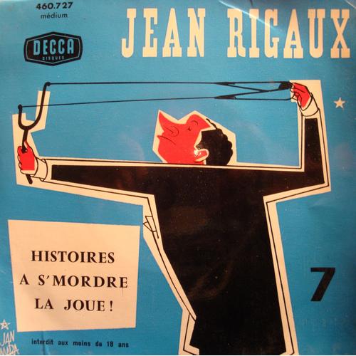 Jean Rigaux 7 Histoires À S'mordre La Joue Ep 7"" Decca Vg++