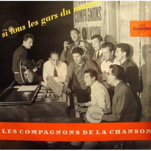 Les Compagnons De La Chanson Si Tous Les Gars Du Monde.. Lp 25cm Columbia Ex++