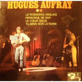 Hugues Aufray Rossignol Anglais/Personne Ne Sait/Le Coeur Gros Ep 7"" Barclay Vg++