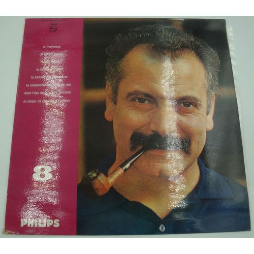 Georges Brassens 8 La Traitresse/Tonton Nestor Lp25cm 1961 Philips