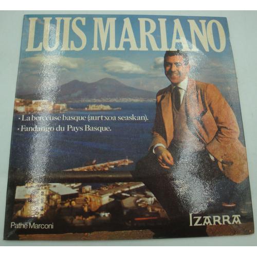 Luis Mariano La Berceuse Basque/Fandango Du Pays Basque Sp 1971 Izarra