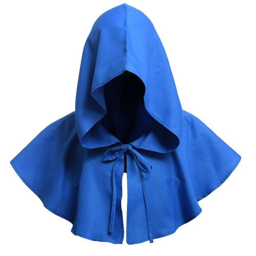Cape À Capuche Pour Hommes Et Femmes, Style Médiéval, Ouvert Sur Le Devant, À Lacets, Solide, Classique, Cosplay, Chapeau De Cowboy, Halloween, Fête Païenne, Artisanat