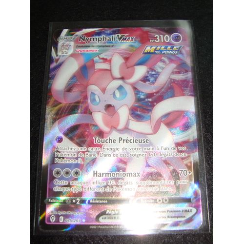 Carte Pokemon Nymphali Vmax Evolution Céleste Eb07 Fr