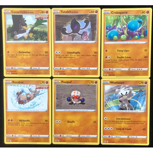 Règne De Glace - Canarticho (078) + Tutafeh De Galar (082) +Crabagarre (084) + Rocabot (086) + Poulpaf (091) + Wushours (093/198)
