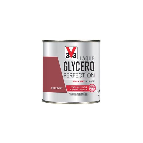 Laque Glycéro Perfection V33 Brillant Rouge pavot 0,5 L