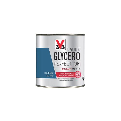 Laque Glycéro Perfection V33 Brillant Bleu marin 0,5 L