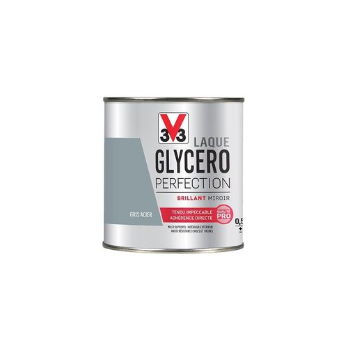Laque Glycéro Perfection V33 Brillant Gris acier