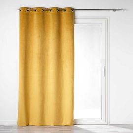 Rideau Occultant "Velounight" 135x260cm Jaune