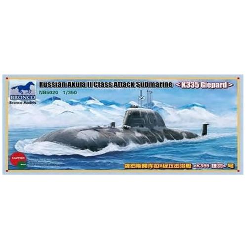 Maquette Sous-Marin : Russian Akula Ii Class Attack Submarine K335 Giepard-Bronco Models