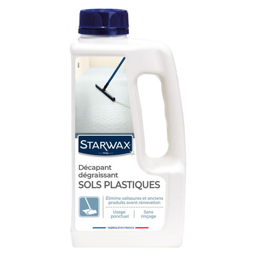 Décapant sans rinçage pour sols plastiques Starwax 1L