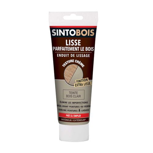 Enduit de lissage Sinto bois clair en tube de 250gr