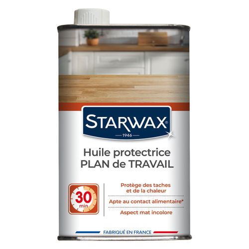 Huile protectice Starwax plan de travail - incolore 500ml