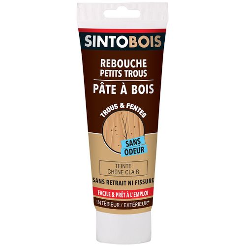 Pâte à bois à l'eau Sinto chêne clair 80gr