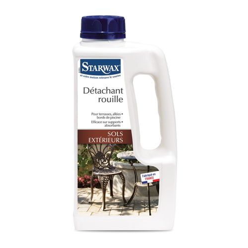 STARWAX DETACHANT ROUILLE P/SOLS EXT.1L 338