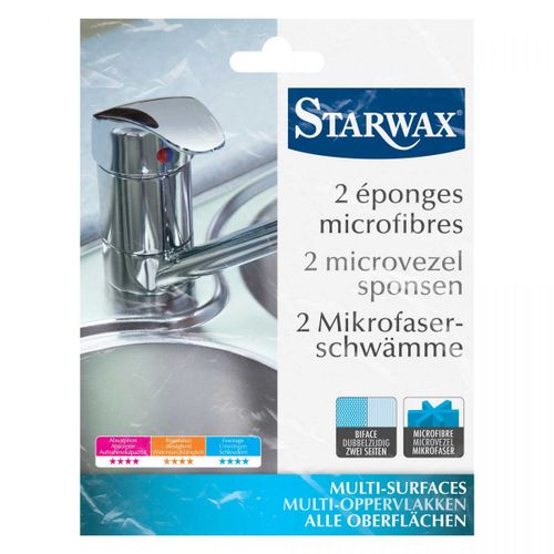 2 Éponges Microfibre STARWAX