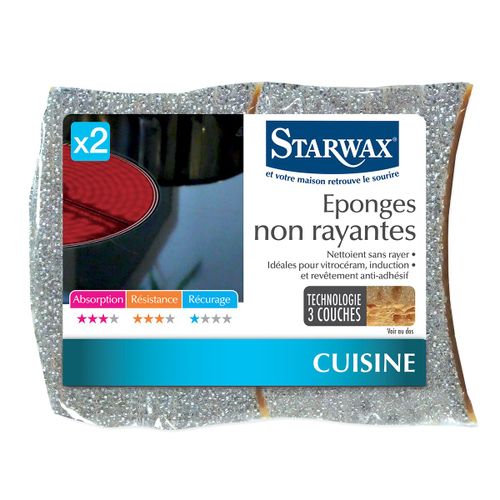 2 éponges non rayante