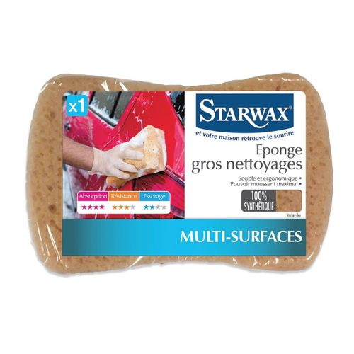Eponge synthétique gros nettoyages Starwax