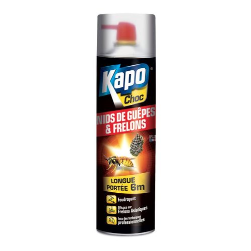 Aérosol nid de guêpe et frelon Kapo 500 mL