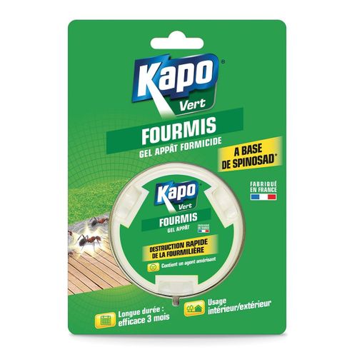 Gel appât anti-fourmis Kapo vert 10g