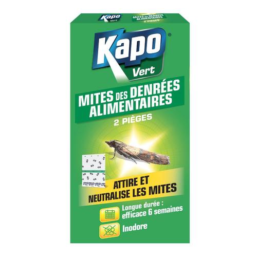 Pièges à mites alimentaires Kapo vert (x 2)